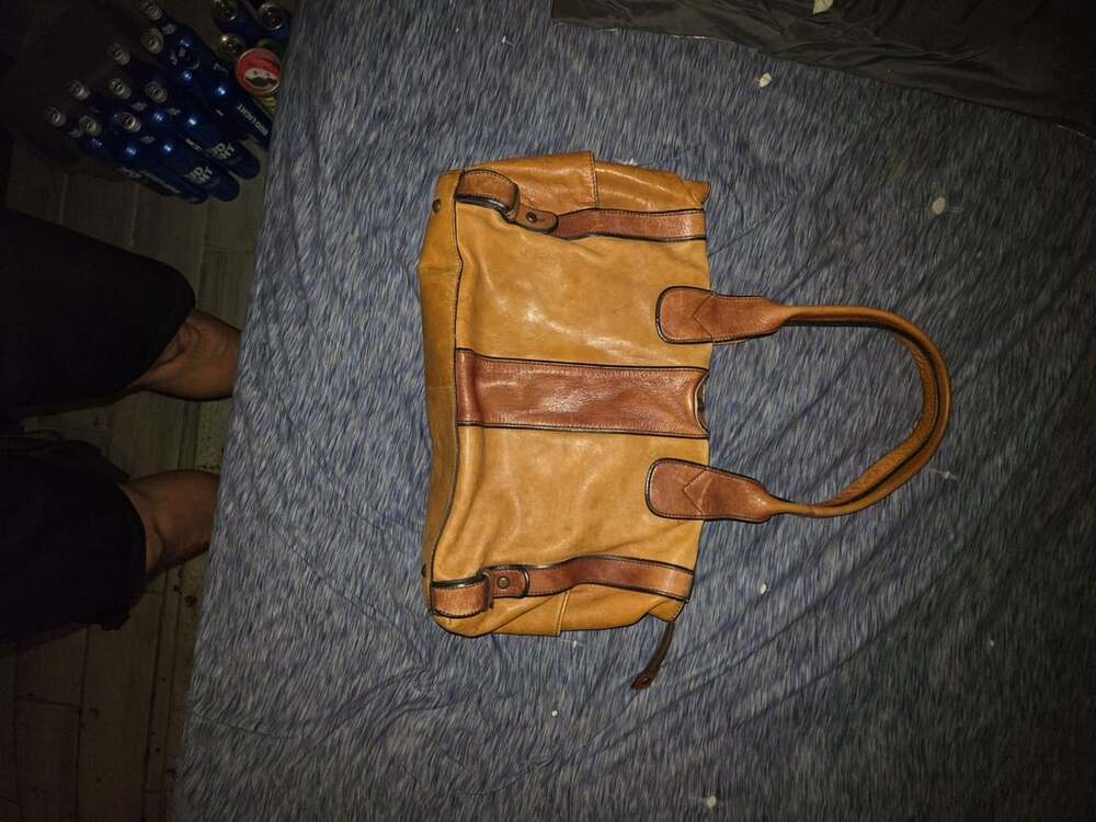 Fossil Vintage Reissue Brown Leather Satchel Handbag
